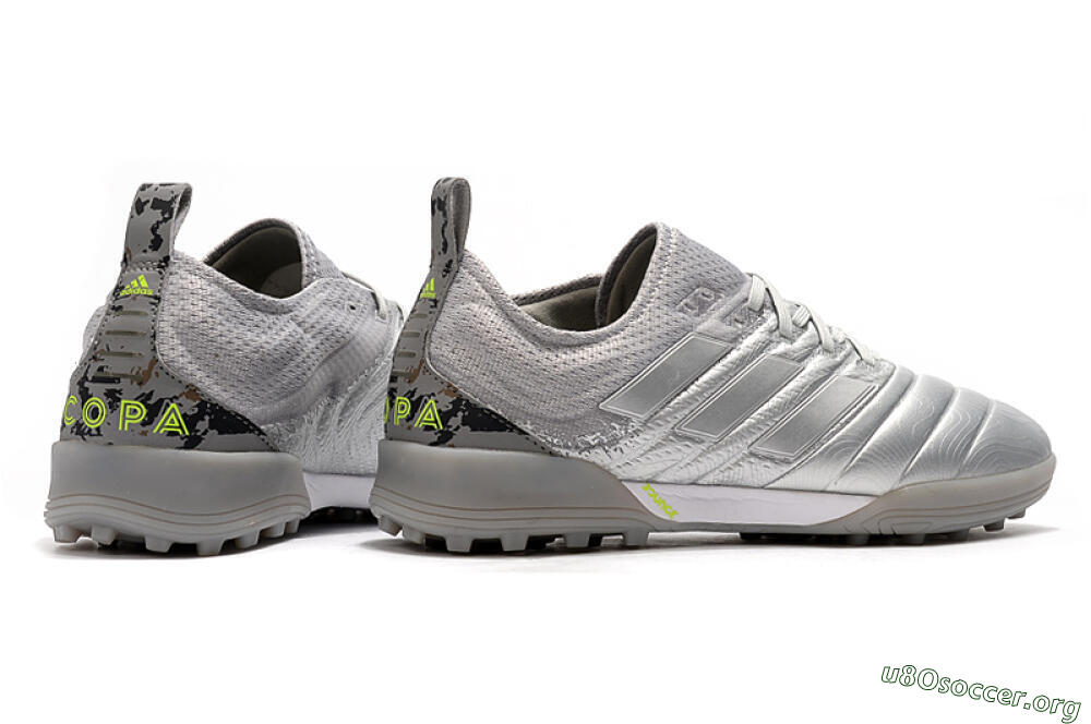 Adidas Copa Tango 20.1 TF Football Shoes - Silver/Black 9