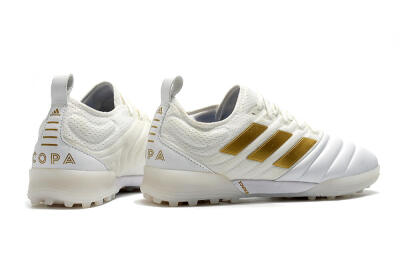Adidas Copa Tango 20.1 TF Football Shoes - White/Beige/Gold