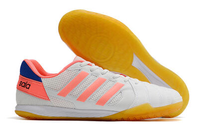 Adidas Top Sala IC Football Shoes - White/Pink/Blue