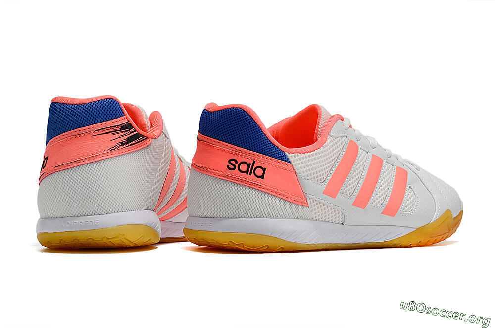 Adidas Top Sala IC Football Shoes - White/Pink/Blue 6