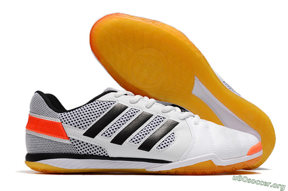 Adidas Top Sala IC Football Shoes - White/Black/Red 2