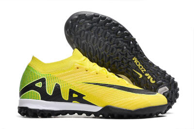 Nike Air Zoom Mercurial Vapor 15 Elite TF Football Shoes - Yellow/Black/White