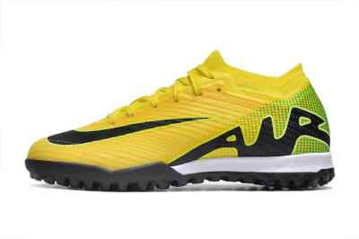Nike Air Zoom Mercurial Vapor 15 Elite TF Football Shoes - Yellow/Black/White