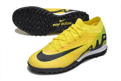 Nike Air Zoom Mercurial Vapor 15 Elite TF Football Shoes - Yellow/Black/White