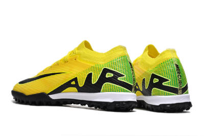 Nike Air Zoom Mercurial Vapor 15 Elite TF Football Shoes - Yellow/Black/White