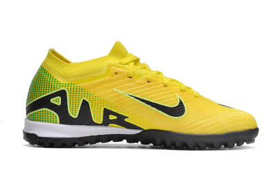 Nike Air Zoom Mercurial Vapor 15 Elite TF Football Shoes - Yellow/Black/White