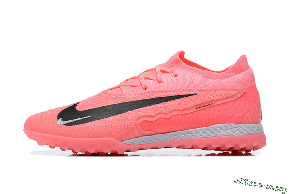 Nike Phantom GX Elite TF Football Shoes - Pink/Black/White 3