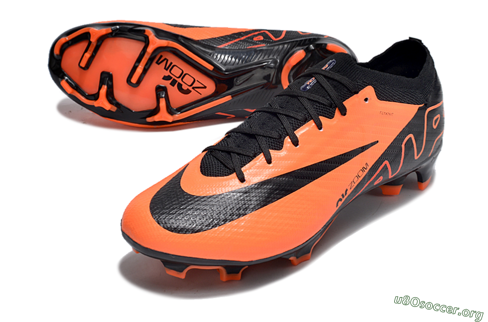 Nike Air Zoom Mercurial Vapor 15 Elite FG Football Boots - Orange/Black 0