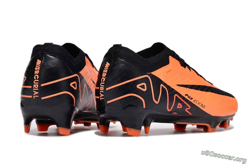 Nike Air Zoom Mercurial Vapor 15 Elite FG Football Boots - Orange/Black 6