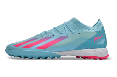 Adidas X Crazyfast.3 TF Football Shoes - Flash Aqua/Lucid Pink/Lucid Cyan