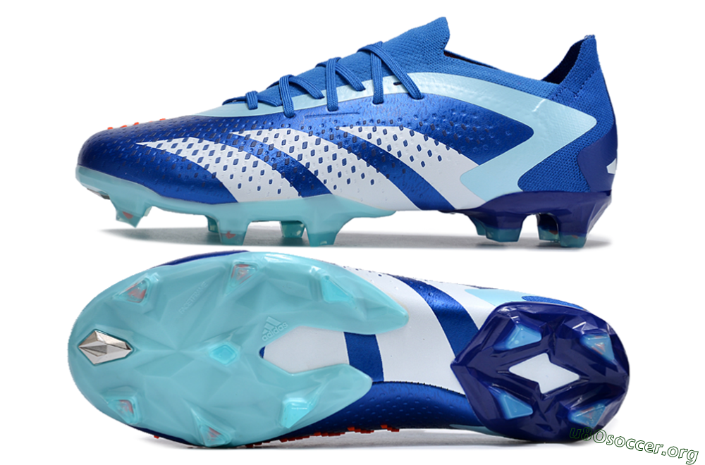 Adidas Predator Accuracy Paul Pogba.1 FG Football Boots - Blue/White/Jade 1
