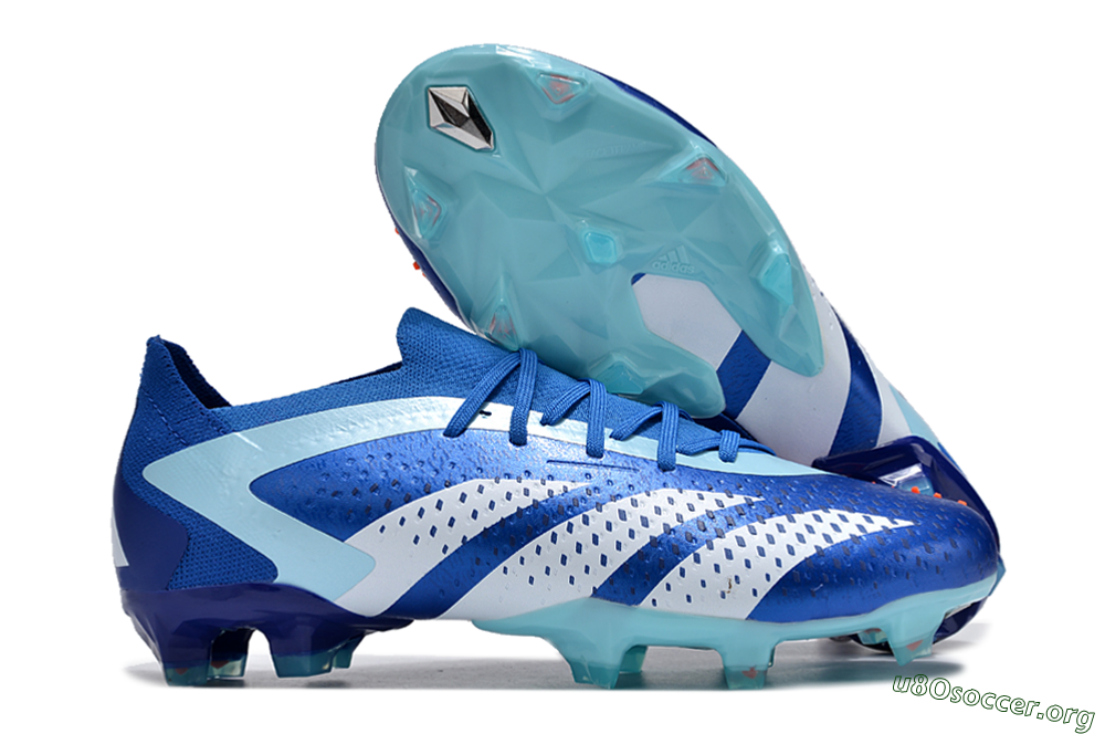 Adidas Predator Accuracy Paul Pogba.1 FG Football Boots - Blue/White/Jade 2