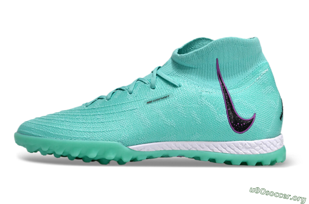 Nike Phantom Luna 2 Elite LV8 TF Football Shoes - Jade/Black/Purple 3