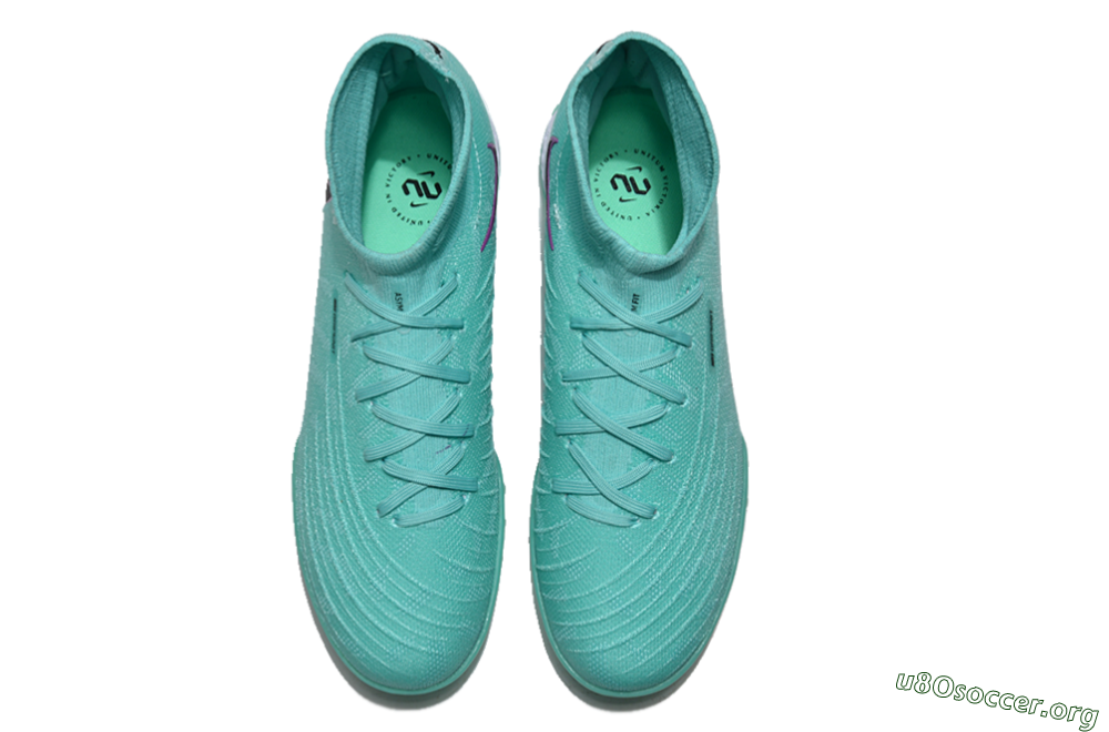 Nike Phantom Luna 2 Elite LV8 TF Football Shoes - Jade/Black/Purple 4