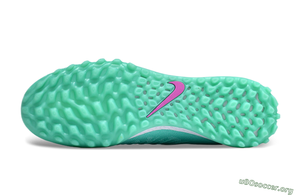Nike Phantom Luna 2 Elite LV8 TF Football Shoes - Jade/Black/Purple 6