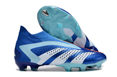 Adidas Predator Accuracy+ FG Football Boots - Blue/White/Orange
