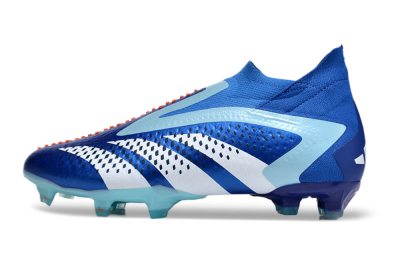 Adidas Predator Accuracy+ FG Football Boots - Blue/White/Orange