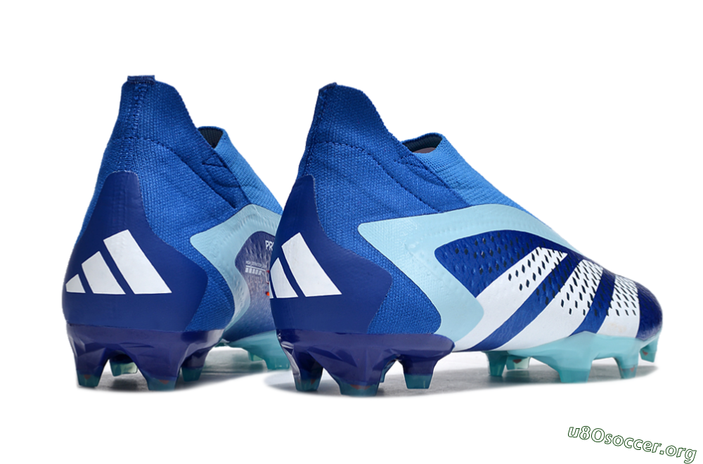 Adidas Predator Accuracy+ FG Football Boots - Blue/White/Orange 6