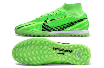 Nike Air Zoom Mercurial Superfly 9 Elite TF Football Shoes - Green/Black/Whtie
