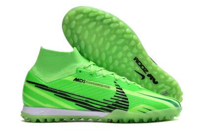 Nike Air Zoom Mercurial Superfly 9 Elite TF Football Shoes - Green/Black/Whtie