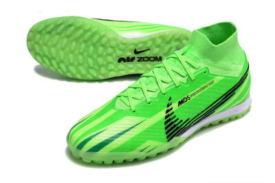 Nike Air Zoom Mercurial Superfly 9 Elite TF Football Shoes - Green/Black/Whtie