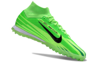 Nike Air Zoom Mercurial Superfly 9 Elite TF Football Shoes - Green/Black/Whtie