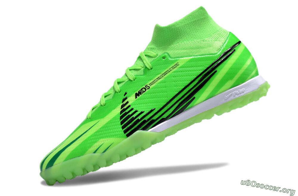 Nike Air Zoom Mercurial Superfly 9 Elite TF Football Shoes - Green/Black/Whtie 5