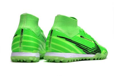 Nike Air Zoom Mercurial Superfly 9 Elite TF Football Shoes - Green/Black/Whtie