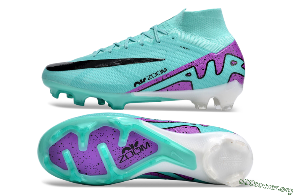 Nike Air Zoom Mercurial Superfly 9 Elite FG Football Boots - Blue/Black/Purple 1