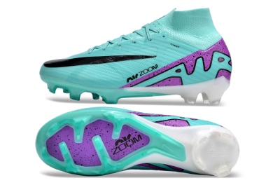 Nike Air Zoom Mercurial Superfly 9 Elite FG Football Boots - Blue/Black/Purple