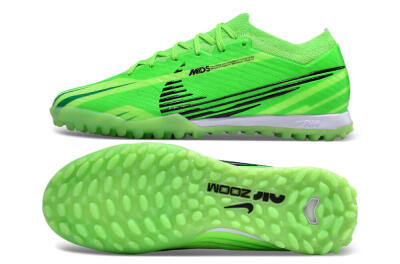 Nike Air Zoom Mercurial Vapor 15 Elite TF Football Shoes - Green/Black/Whtie