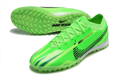 Nike Air Zoom Mercurial Vapor 15 Elite TF Football Shoes - Green/Black/Whtie