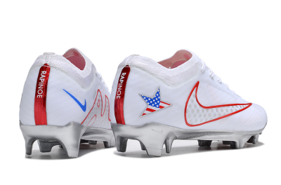 Nike Air Zoom Mercurial Vapor 15 Elite FG Football Boots - White/Red/Silver