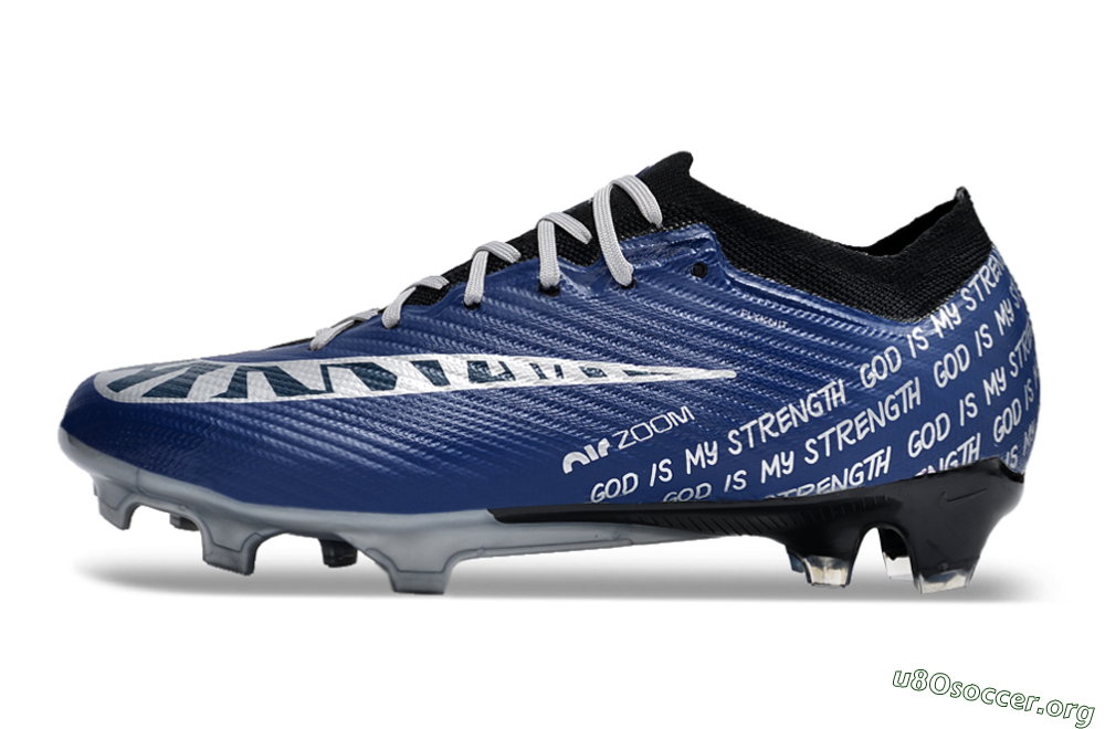 Nike Air Zoom Mercurial Vapor 15 Elite FG Football Boots - Blue/Black/Silver 3