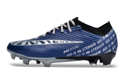 Nike Air Zoom Mercurial Vapor 15 Elite FG Football Boots - Blue/Black/Silver