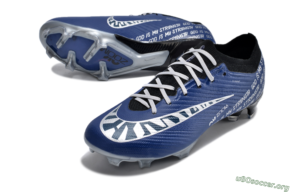 Nike Air Zoom Mercurial Vapor 15 Elite FG Football Boots - Blue/Black/Silver 0