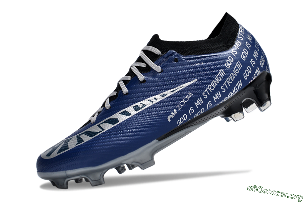 Nike Air Zoom Mercurial Vapor 15 Elite FG Football Boots - Blue/Black/Silver 5
