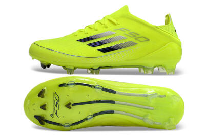 Adidas F50 Adizero FG Football Boots - Yellow/Blue