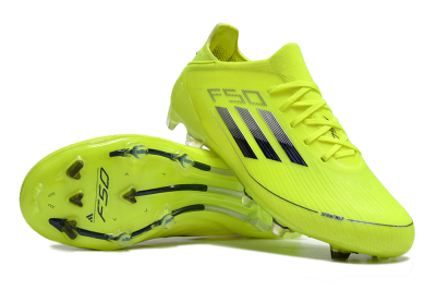 Adidas F50 Adizero FG Football Boots - Yellow/Blue