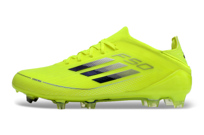 Adidas F50 Adizero FG Football Boots - Yellow/Blue