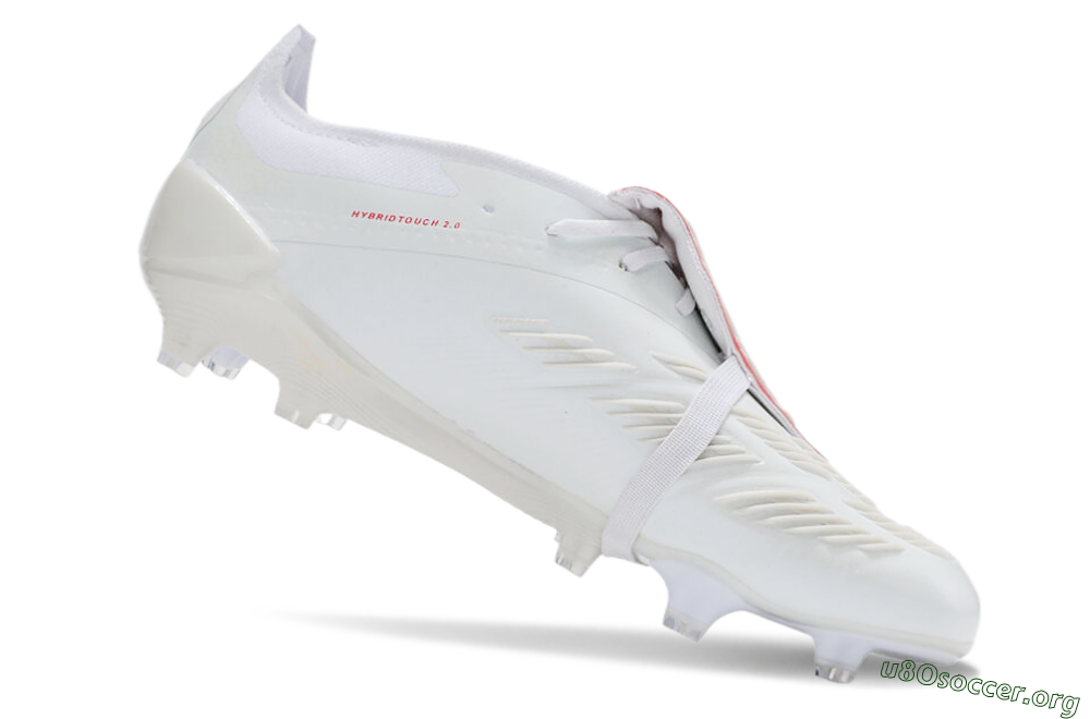 Adidas Predator Elite Foldover Tongue FG Football Boots - Beige/Red/White 4