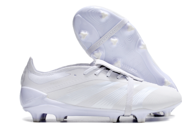 Adidas Predator Elite Foldover Tongue FG Football Boots - White/Beige