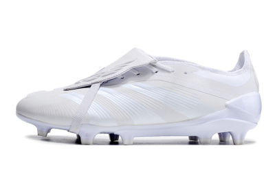 Adidas Predator Elite Foldover Tongue FG Football Boots - White/Beige