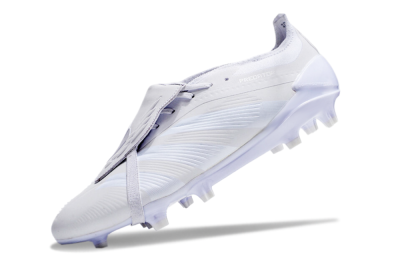 Adidas Predator Elite Foldover Tongue FG Football Boots - White/Beige
