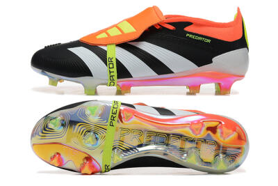 Adidas Predator Elite Foldover Tongue FG Football Boots - White/Black/Red