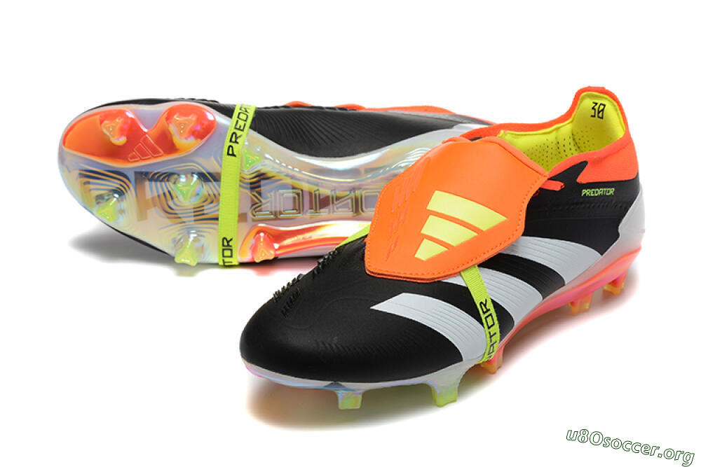 Adidas Predator Elite Foldover Tongue FG Football Boots - White/Black/Red 0