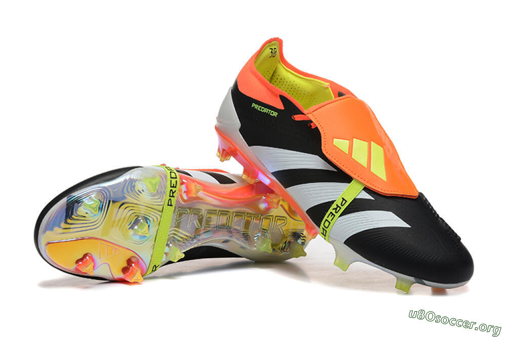 Adidas Predator Elite Foldover Tongue FG Football Boots - White/Black/Red 4