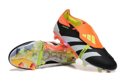 Adidas Predator Elite Foldover Tongue FG Football Boots - White/Black/Red