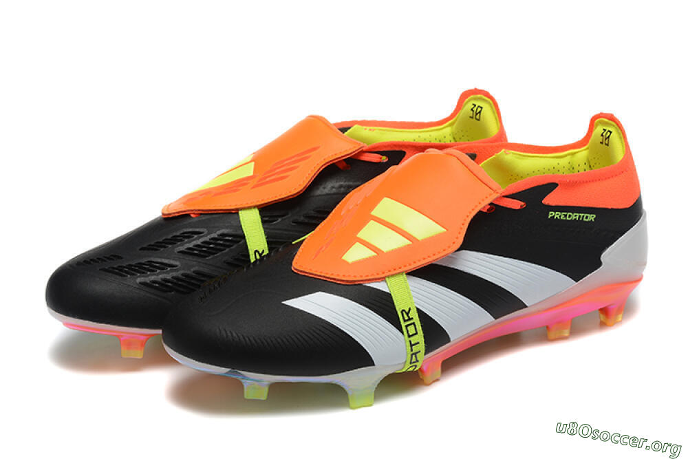 Adidas Predator Elite Foldover Tongue FG Football Boots - White/Black/Red 5