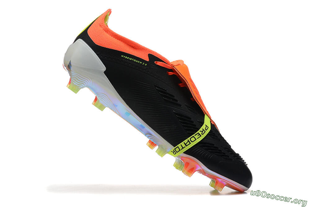 Adidas Predator Elite Foldover Tongue FG Football Boots - White/Black/Red 7